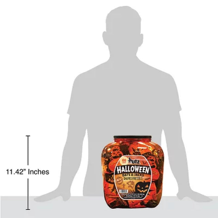 Utz Halloween Pretzel Barrel, 66 Ct.