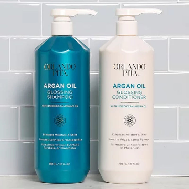 Orlando Pita Argan Oil Glossing Shampoo & Conditioner Duo, 27 Oz., 2 Pk.