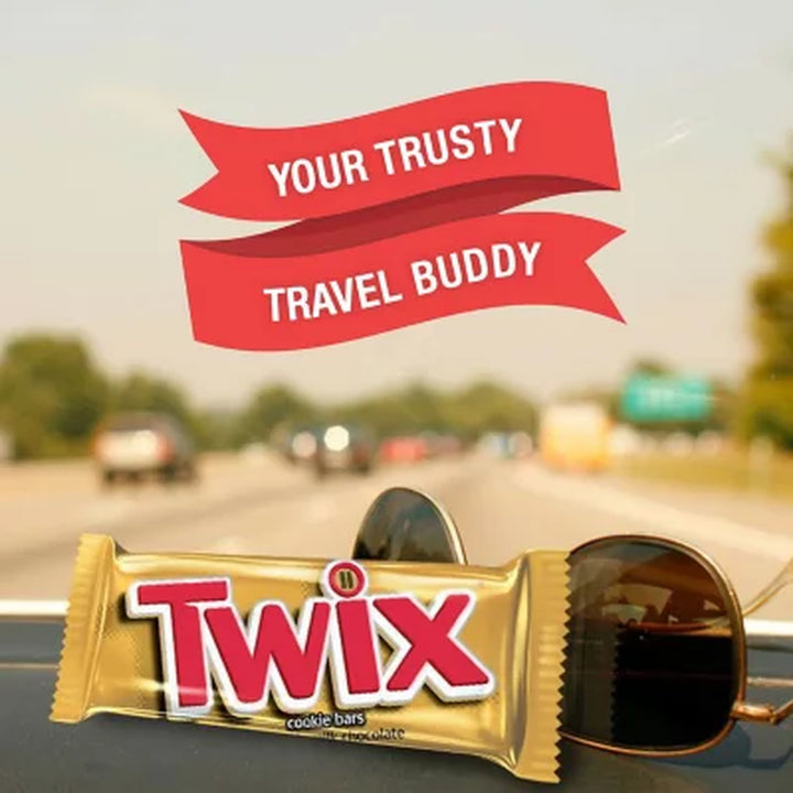 Twix Caramel Cookie Chocolate Candy Bars, Share Size, 3.02 Oz., 24 Pk.