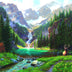 Sunsout Elk at the Waterfall 1000 Pc Jigsaw Puzzle 52982