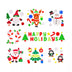 Fun Little Toys 8 PCS Christmas Window Gel Clings