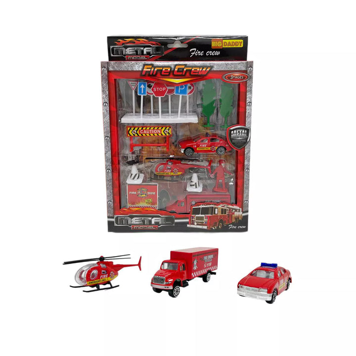 BIG DADDY TRUCKS - City Fire Truck Rescue Team Vehicles & Accessories