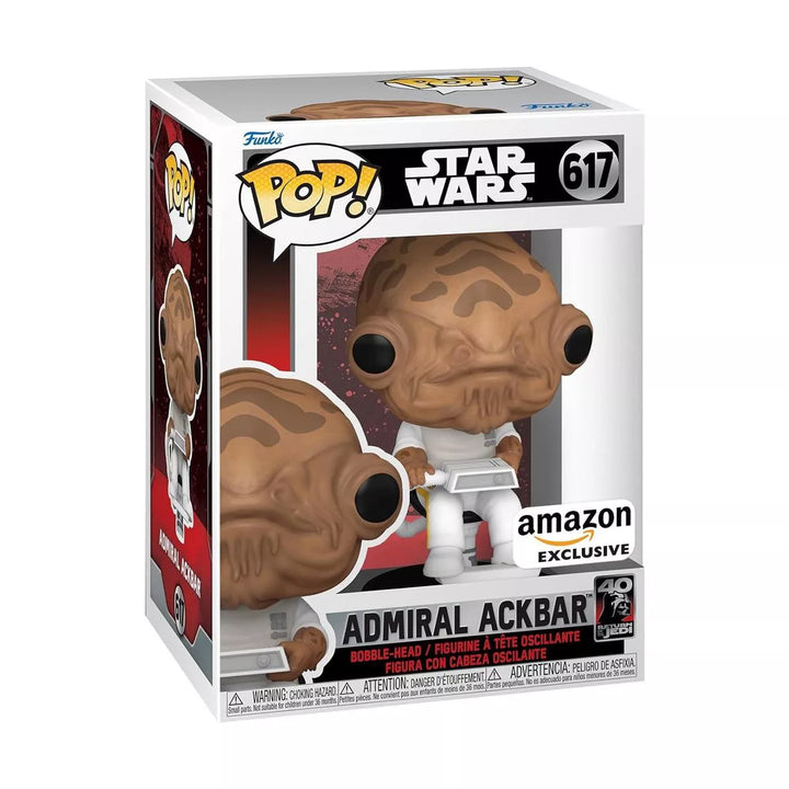 Funko Pop! Star Wars: Return of the Jedi 40Th Anniversary - Admiral Ackbar, Exclusive #617 #71536