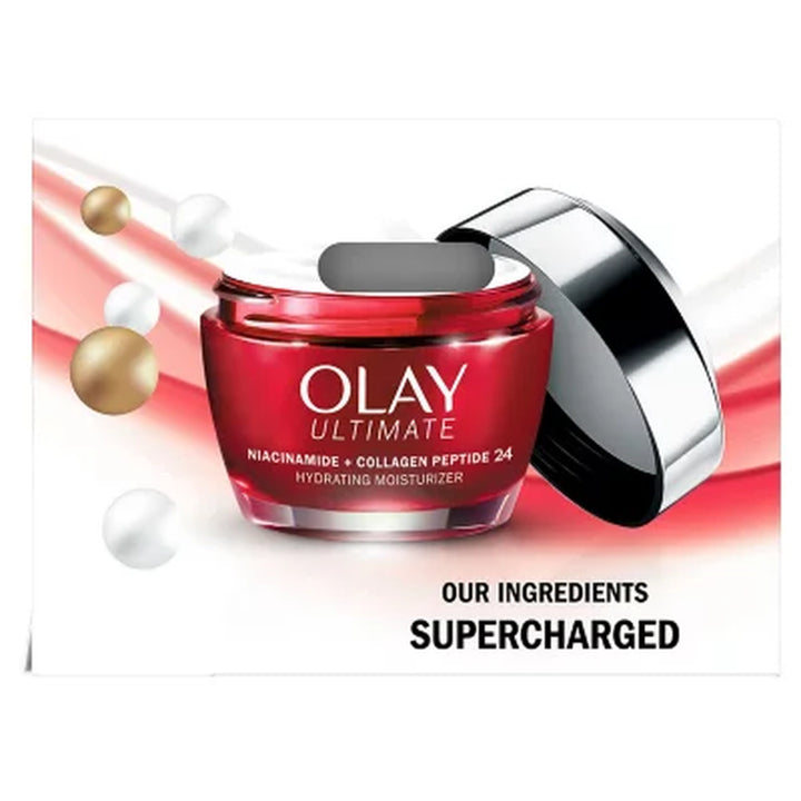 Olay Ultimate Niacinamide + Collagen Peptide 24 Hydrating Moisturizer, 1.7 Oz., 2 Pk.