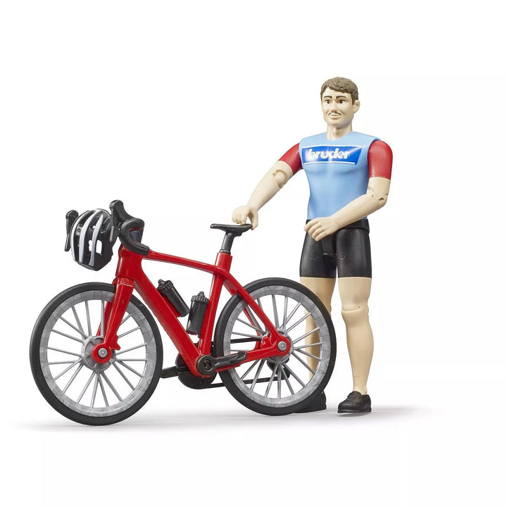 Bruder Bworld Road Bike with Figure