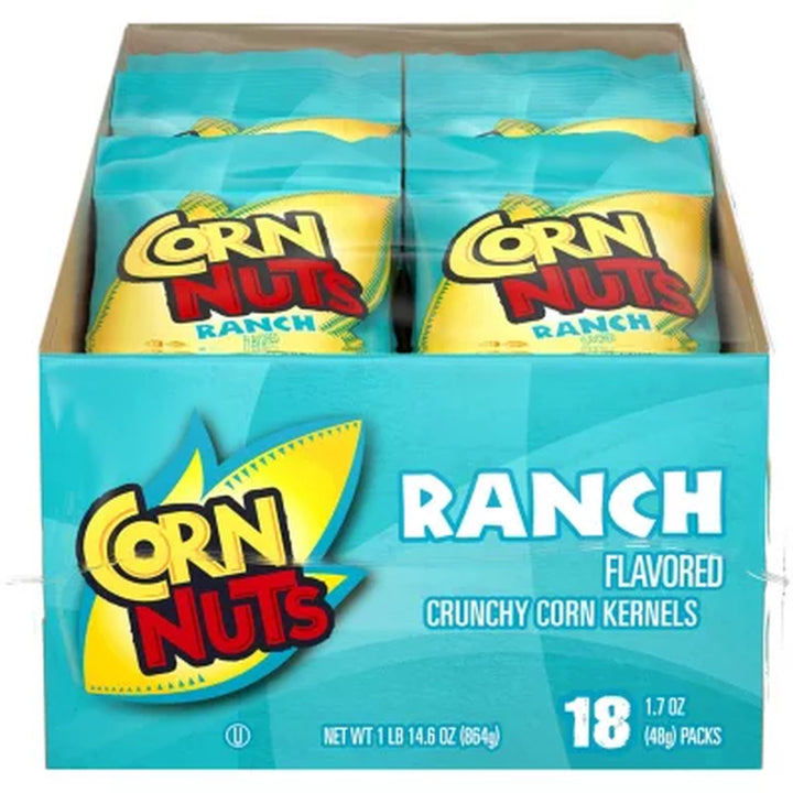 Corn Nuts Ranch Crunchy Corn Kernels 1.7 Oz., 18 Pk.