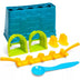 Blue Panda 7 Pieces Sand Castle Kit for Kids & Toddlers, Snow Shaper & Fort Maker, Winter Outdoor Toys