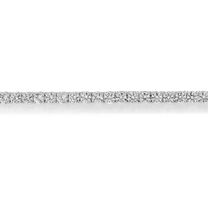 Created Gemstone Tennis Bracelet in Sterling Silver