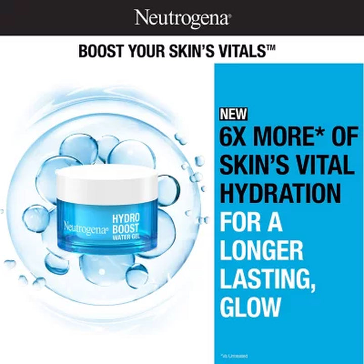 Neutrogena Hydro Boost 48-Hour Water Gel Face Moisturizer, 1.7 Oz., 3 Pk.