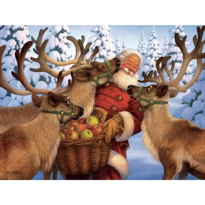 Sunsout Santa'S Treat 300 Pc Christmas Jigsaw Puzzle 13022