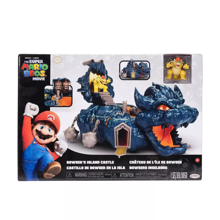 Nintendo the Super Mario Bros. Movie Bowser'S Island Castle Action Figure Playset