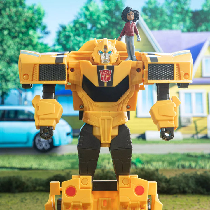 Transformers Earthspark Spin Changer Bumblebee and Mo Malto