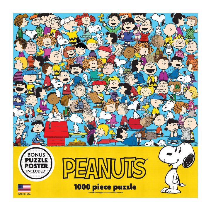 Cra-Z-Art Peanuts 1000 Pc Jigsaw Puzzle - Peanuts Cast of Characters