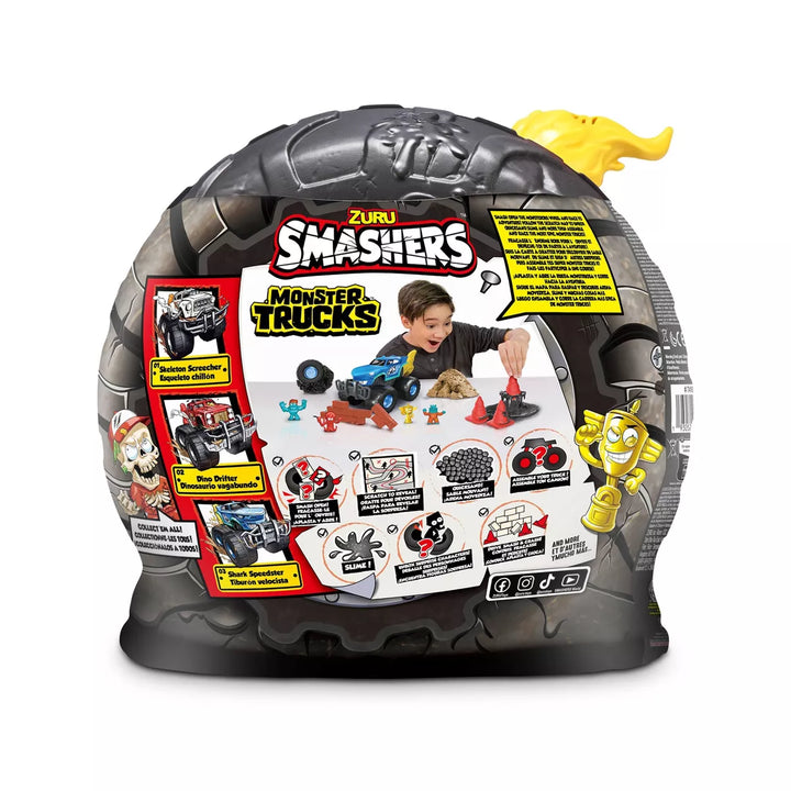 Smashers Monster Wheels Surprise Capsule Mini Figure Set