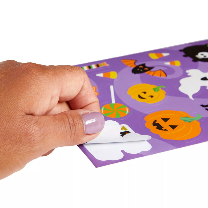 Juvale 720 Pieces Small Halloween Stickers for Kids, Candy Bags, Trick-Or-Treat Buckets, Favors, 20 Designs, 36 Sheets