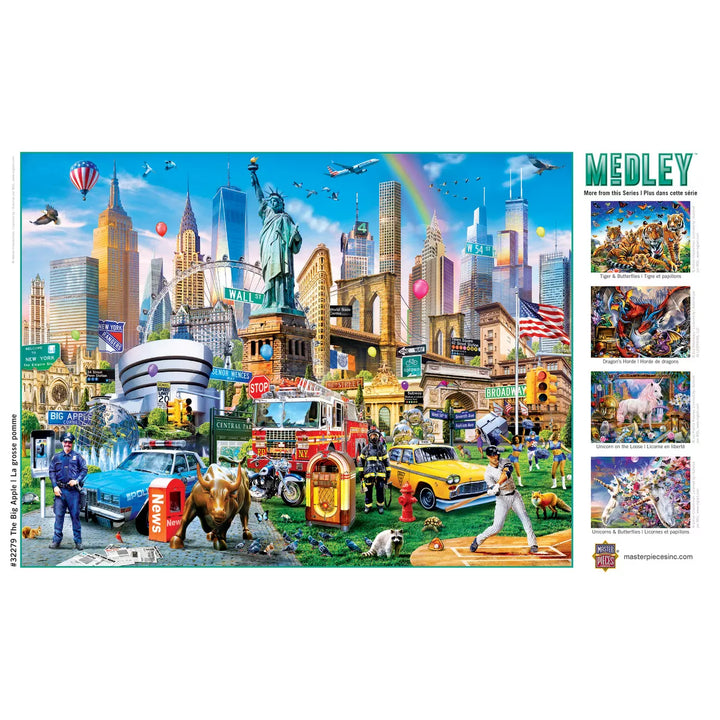 Masterpieces 300 Piece EZ Grip Jigsaw Puzzle - the Big Apple - 18"X24".