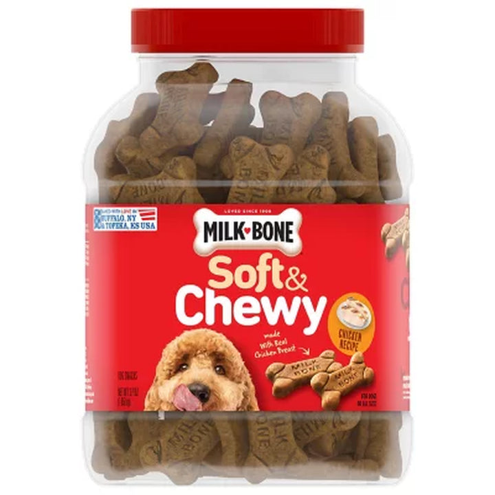 Milk-Bone Soft & Chewy Dog Snacks, Chicken Recipe, 37 Oz.