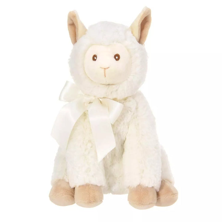 Bearington Baby Alma Plush Llama Stuffed Animal, 12 Inches