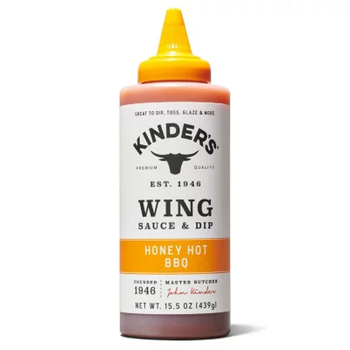 Kinder'S Bourbon Peach & Honey Hot Wing Sauce 31 Oz., 2 Pk.