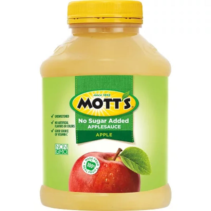 Mott'S No Sugar Added Applesauce, 138Oz.