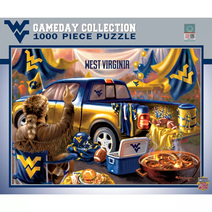 Masterpieces 1000 Piece Jigsaw Puzzle - NCAA WVU Mountaineers Gameday.