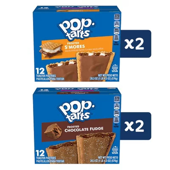 Pop-Tarts Chocolate Variety Pack (48 Ct.)