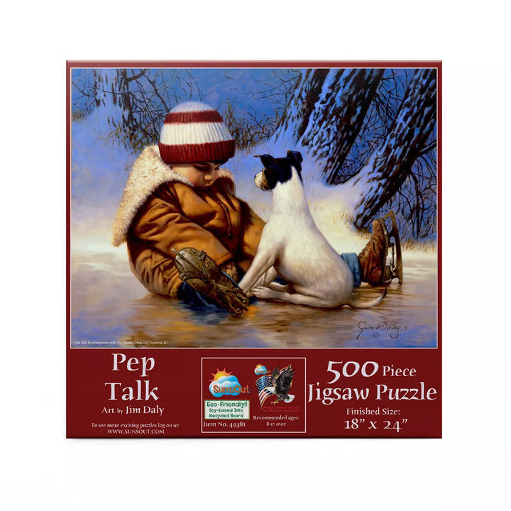 Sunsout Pep Talk 500 Pc Jigsaw Puzzle 49381