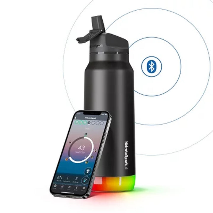 Hidratespark Pro 32-Oz. Stainless Steel Smart Water Bottle W/ Straw (Assorted Colors)