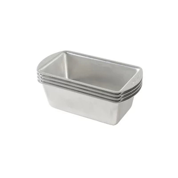 Nordic Ware Natural Aluminum Mini Loaf Pan, 8 Pack