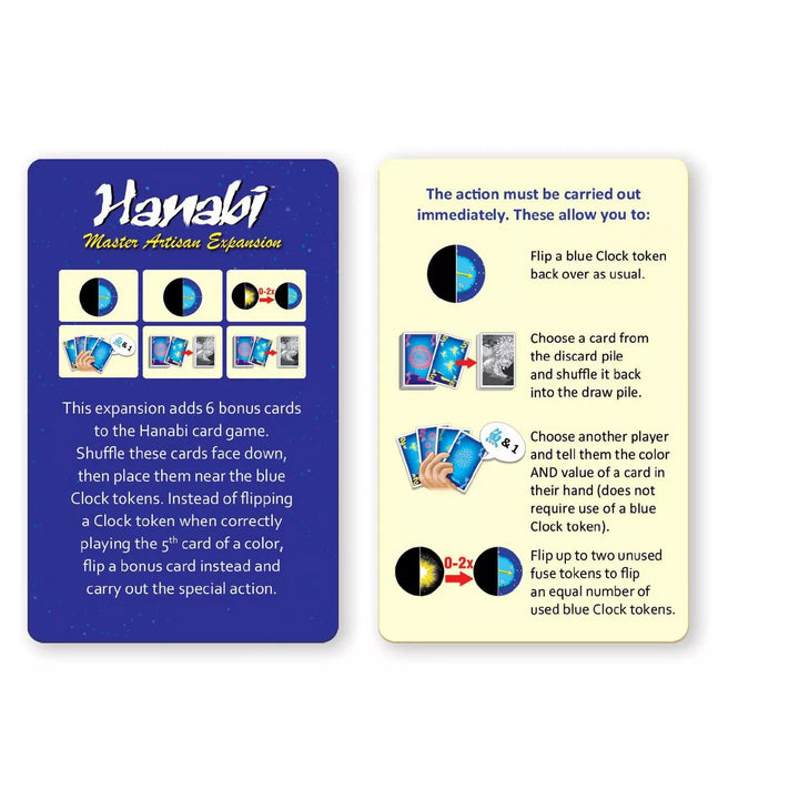 R&R Games Hanabi Master Artisan Expansion Copperative Family Card Game for Adults & Kids