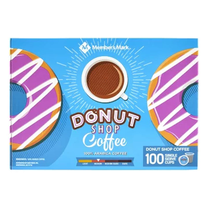 Member’S Mark Medium Roast Coffee Pods, Donut Shop, 100 Ct.