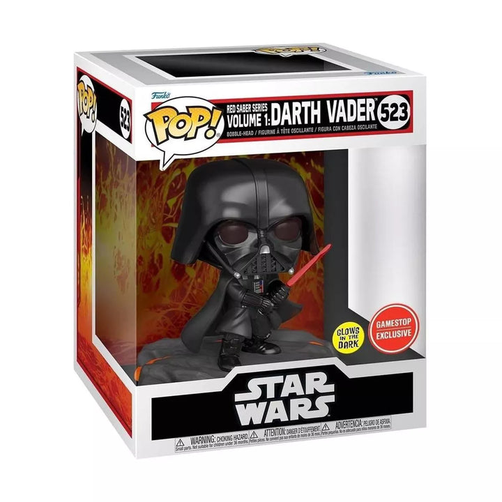 Funko Pop! Disney Star Wars: Red Saber Series Vol.1 - Darth Vader Glows in the Dark Exclusive