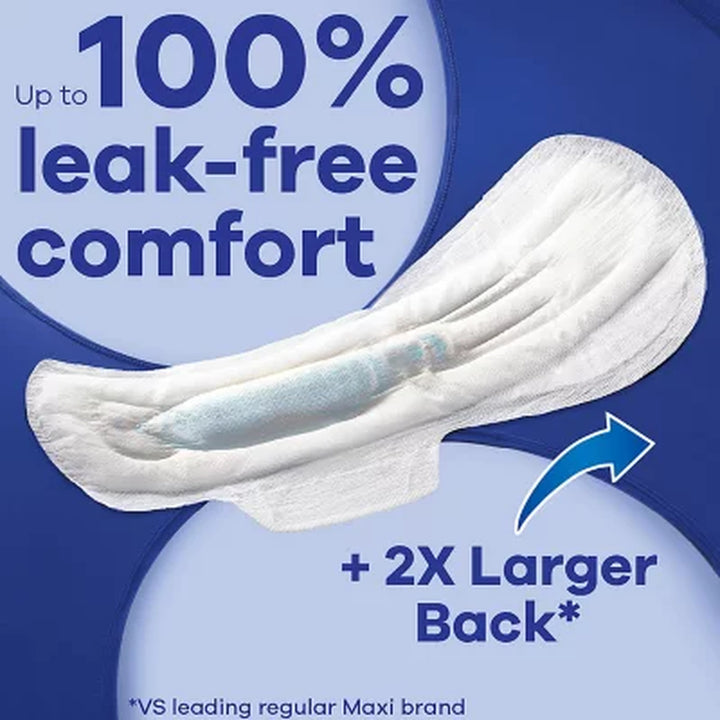 Always Maxi Extra Heavy Overnight Pads with Flex-Wings, Unscented - Size 5, 54 Ct.