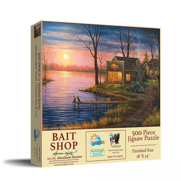 Sunsout Bait Shop 500 Pc Jigsaw Puzzle 69722