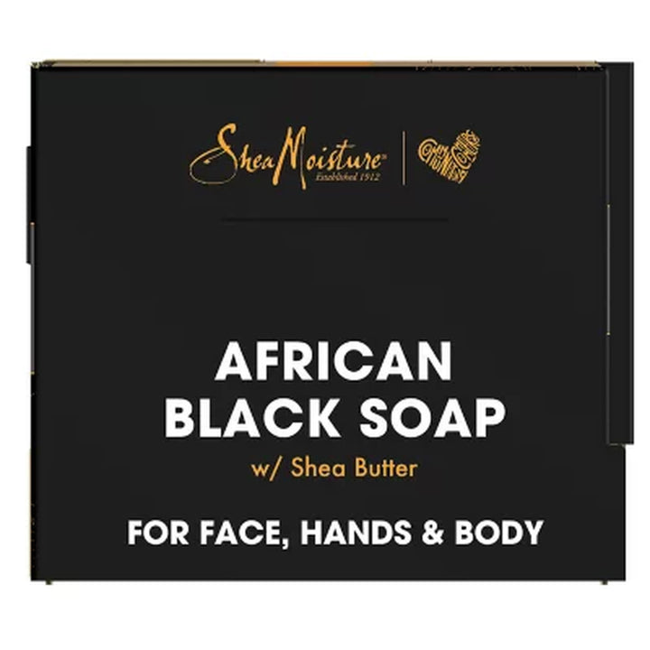 Shea Moisture African Black Soap with Shea Butter, 8 Oz., 4 Pk.