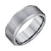 Men'S 8Mm Tungsten Wedding Band with Satin Finish