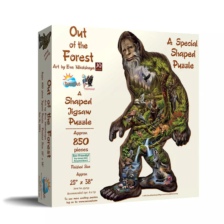 Sunsout Out of the Forest 850 Pc Special Shape Jigsaw Puzzle 95054