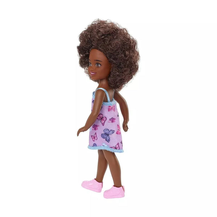 Barbie Chelsea Doll, Small Doll with Dark Brown Curly Hair