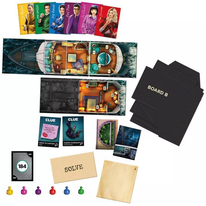 Clue Escape Sabotage on the Seas Board Game