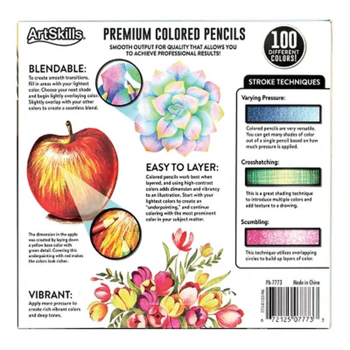 Artskills Premium Colored Pencil Set, 100Ct