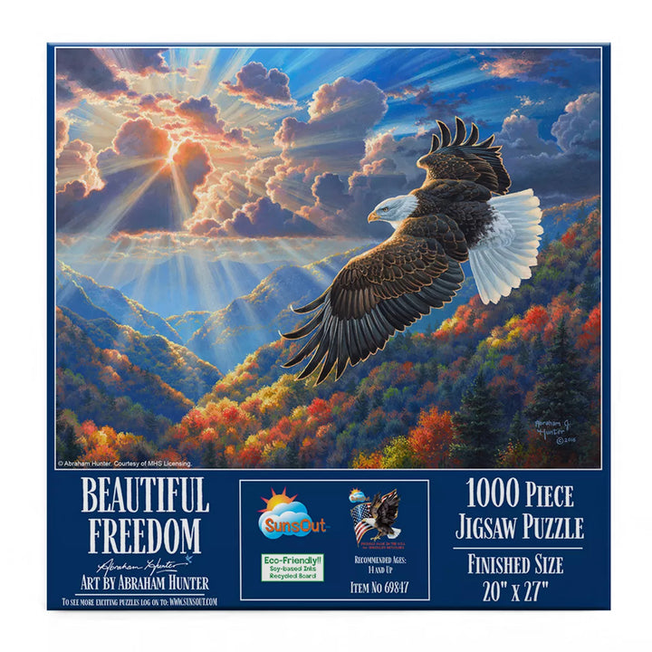 Sunsout Beautiful Freedom 1000 Pc Jigsaw Puzzle 69847