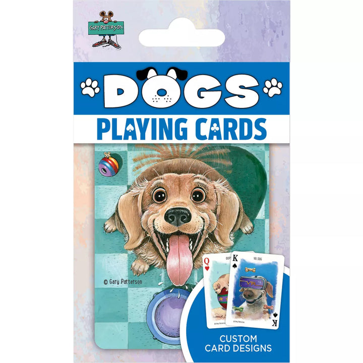 Masterpieces Officially Licensed Dogs Playing Cards - 54 Card Deck for Adults.