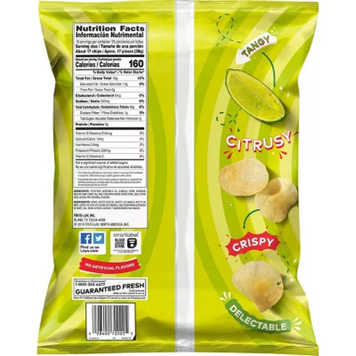 Lay'S Potato Chips Limon 15 Oz.