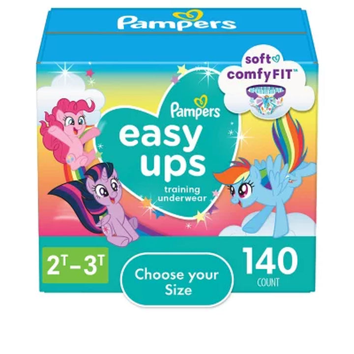 Pampers Easy Ups Training Pants Underwear Sizes: 2T-6T