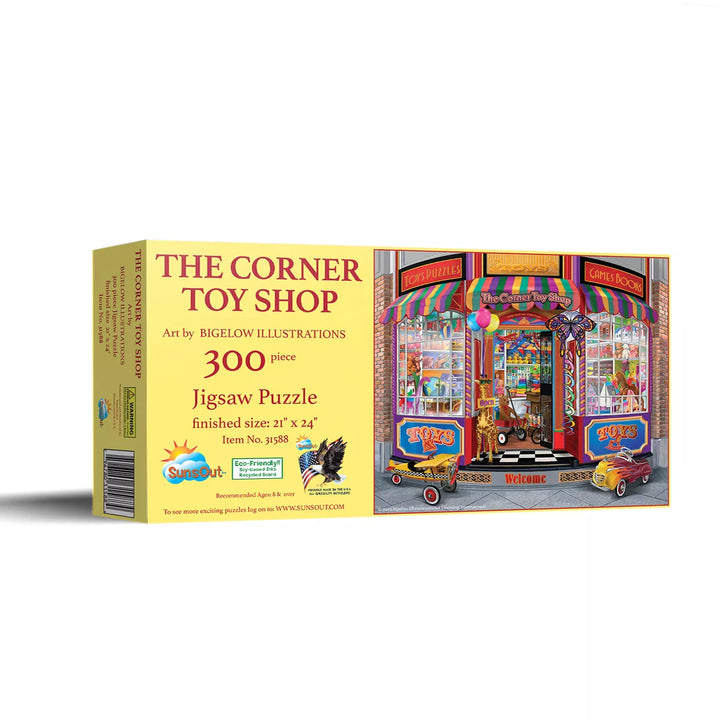 Sunsout the Corner Toy Shop 300 Pc Jigsaw Puzzle 31588