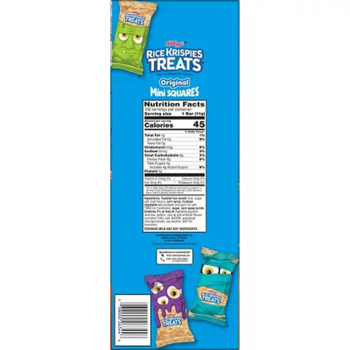 Kellogg'S Rice Krispies Treats Halloween Mini Squares, 100 Ct.