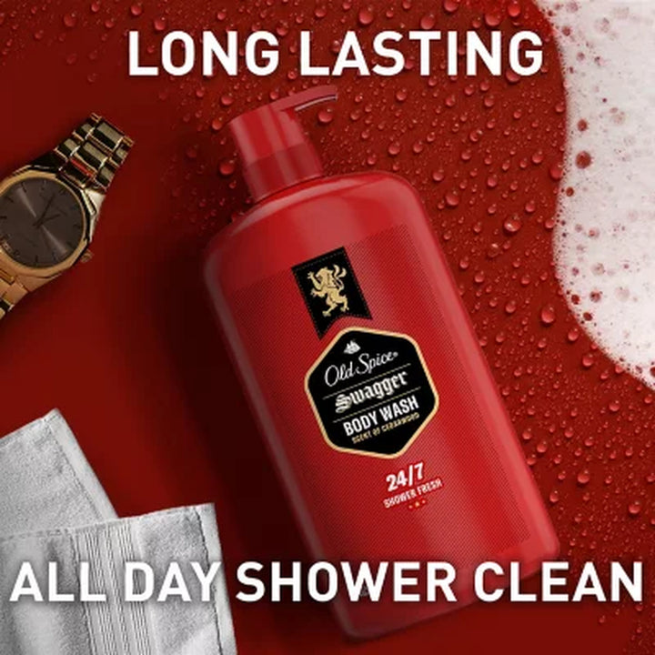Old Spice Swagger Men'S Body Wash, 33.4 Fl. Oz., 2 Pk.