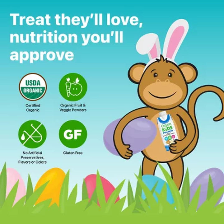 Orgain Kids 8G Protein Organic Nutritional Shake, Vanilla (8.25 Fl. Oz.,12 Pk.)