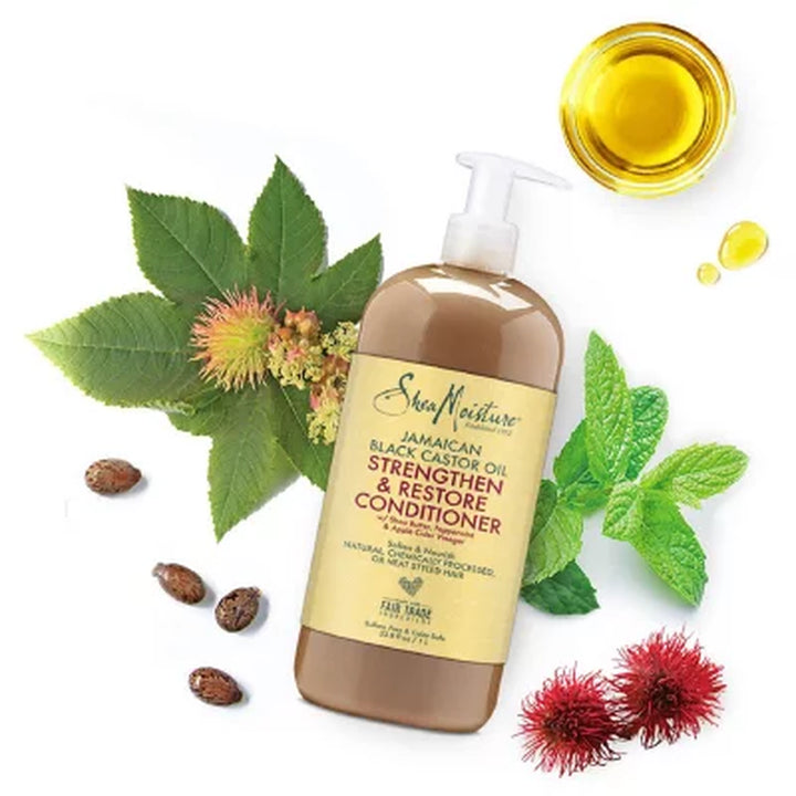 Shea Moisture Jamaican Black Castor Oil Strengthen & Restore Conditioner, 33.8 Oz.