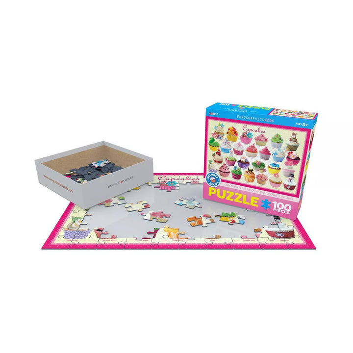 Eurographics Play & Bake Cupcakes Jigsaw Puzzle - 100Pc